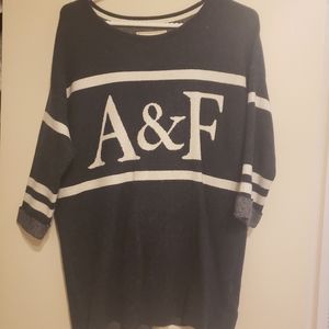 A&F logo sweater